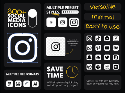 SOCIAL MEDIA LOGO BUNDLE